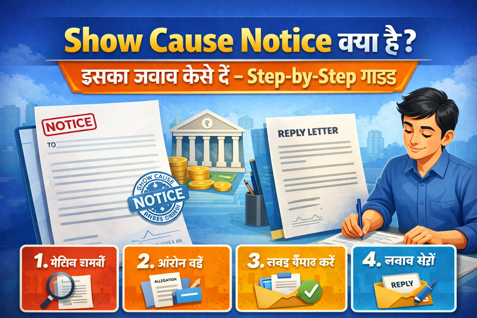 Read more about the article Show Cause Notice क्या है और इसका जवाब कैसे दें – Step-by-Step गाइड